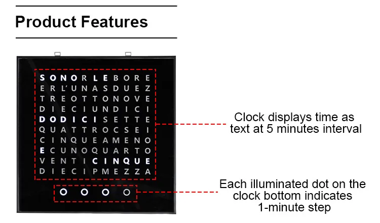 word-clock-wall-clock04 word-clock-wall-clock04